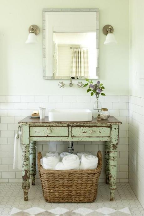 IDEE ECO-SHABBY PER IL BAGNO