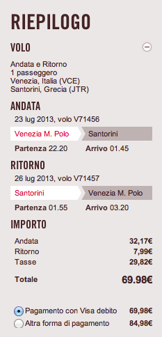 Voli a Santorini per 69 euro da Bari, Napoli, Palermo e Venezia!!!