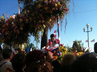 La battaglia dei fiori a Nizza