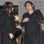 Scamarcio e la Golino all'inaugurazione della Vip Lounge Alitalia3