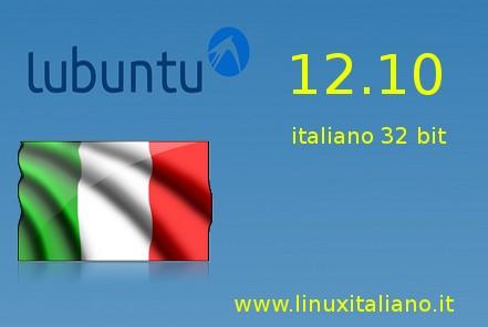 Lubuntu 12.10  italiano versione Arpaia