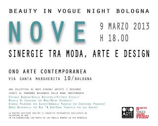 Beauty in Vogue Night Bologna - NOVE - sinergie tra moda, arte e design -