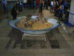 Street art in 3d Street art in 3d