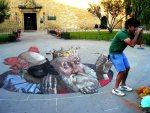 Street art in 3d Street art in 3d