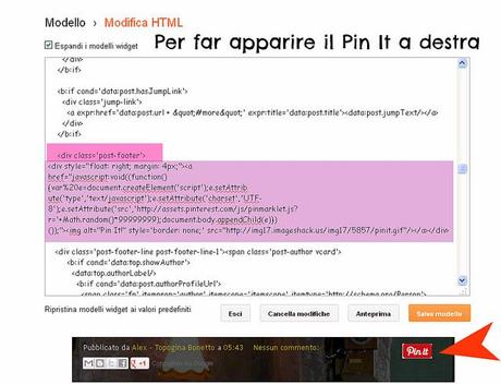 come aggiungere il pulsante pin it a destra del blog, come aggiungere il pulsante pin it sul tuo blog, tutorial blogger, mammabook, http://cecrisicecrisi.blogspot.it/, mammabook.de 