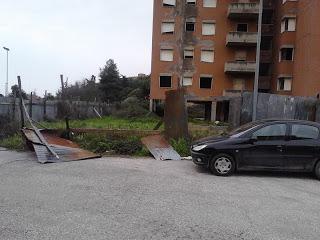 Situazione pietosa in via Giustiniano