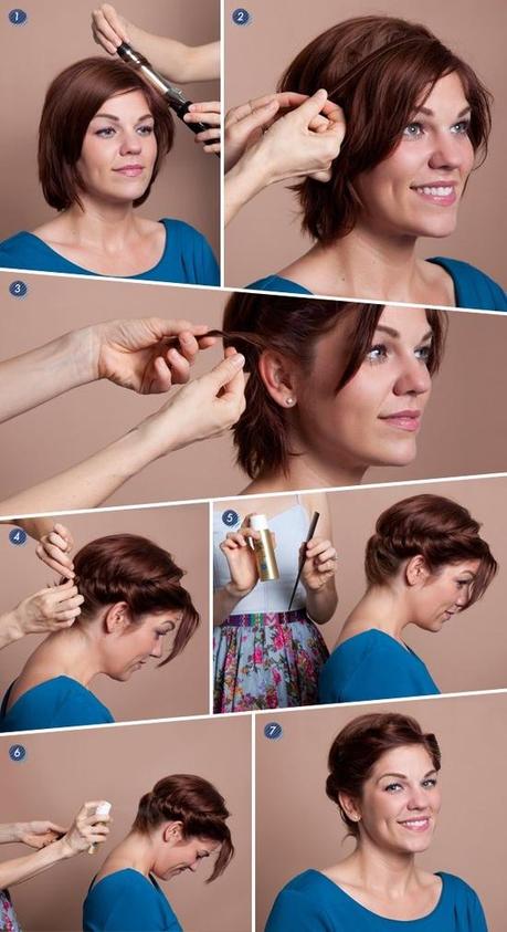 Tutorial: Acconciatura retrò per capelli medio-corti