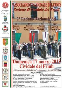 Cividale del Friuli, secondo Raduno Nazionale Fanti Cividale del Friuli - Secondo Raduno Fanti - 17 marzo 2013
