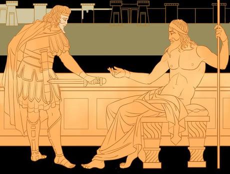 nuovo work in progress: Ulisse supplica Achille