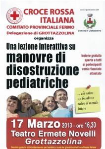 Manovre di disostruzione pediatrica a Grottazzolina (Fm)