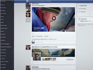 The new Facebook Homepage