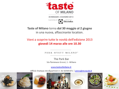 TASTE OF MILANO 2013  FOOD LOVES DESIGN!