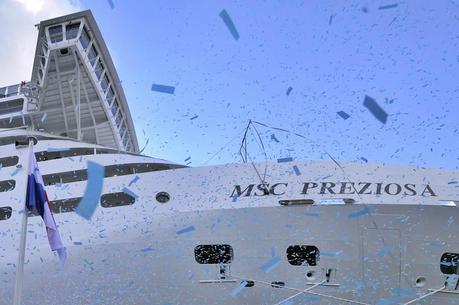 Battesimo di MSC Preziosa a Genova: presentato il programma delle iniziative