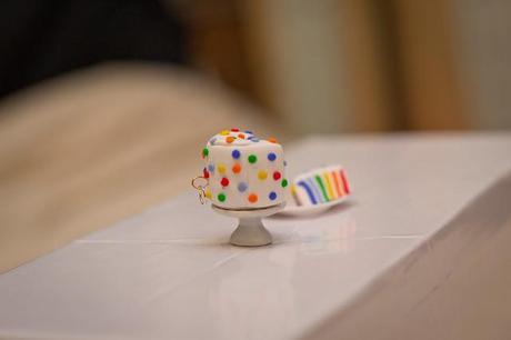 Rainbow (mini)cake.