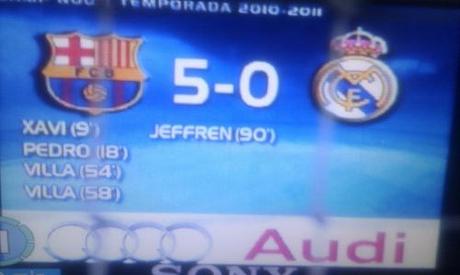 Barcellona - Real Madrid: 5 - 0