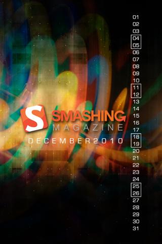 Smashing Magazine e il calendario sulla scrivania…