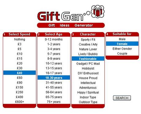 Trovare l'idea per il regalo di Natale: GiftGen GiftGen, generatore di idee regalo, regali di natale