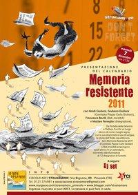 Presentazione Calendario MEMORIA RESISTENTE 2011