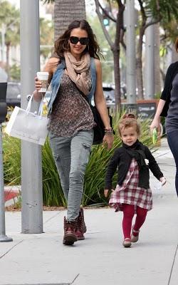 Jessica Alba in J Brand Jessica Alba in J Brand