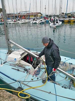 20° Cimento Invernale alla Fraglia Vela Desenzano con l'equipaggio del Prof: