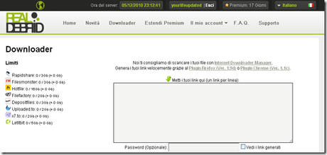 20101205 231319 thumb Account premium Megaupload, Rapidshare, Fileserve, Hotfile a prezzi stracciati con Real Debrid!