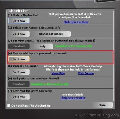 Configurare Simple Port FW 2 Configurare Simple Port FW 2