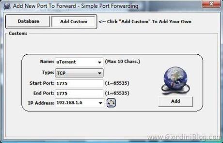 Configurare Simple Port FW 3 Configurare Simple Port FW 3