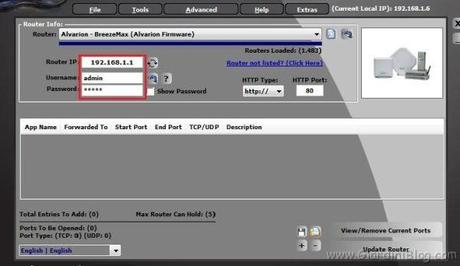 Configurare Simple Port FW Configurare Simple Port FW