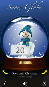 snowglobe1 Nokia Snow Globe: il Natale arriva anche su Symbian
