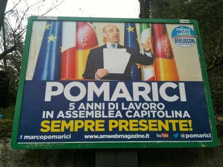 il Presidente Pomarici faccia chiarezza sulla votazione annullata del 14 marzo Un manifesto della campagna affisiioni apparsa in questi giorni nella Capitale