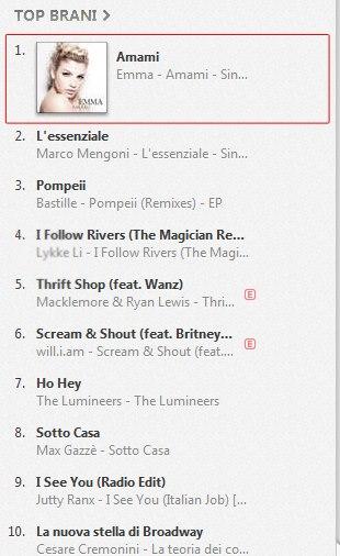 themusik emma marrone classifica itunes Con il pre order di Amami, Emma Marrone è prima su iTunes!