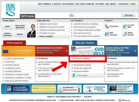 Come scaricare il CUD online dal sito dell’Inps - Paperblog