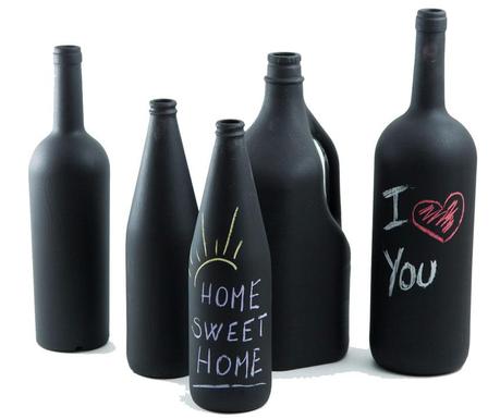 COMPLEMENTI D’ARREDO INTERATTIVI: LE BOTTIGLIE E I TAVOLI LAVAGNA DI ORA DESIGN ORAdesign