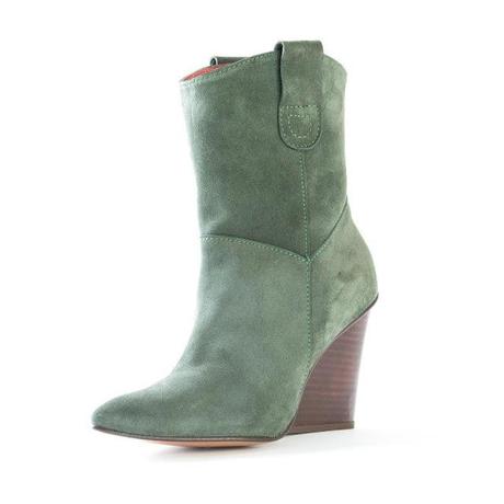 Paco Gil green suede boots