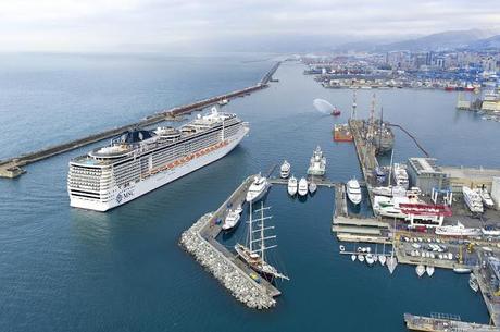 Genova, questa sera il battesimo di MSC Preziosa -foto-