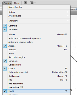 Guida Illustrator per principianti: livelli e immagini livelli illustrator