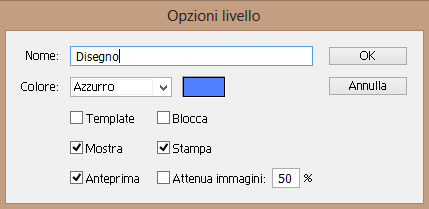 Guida Illustrator per principianti: livelli e immagini rinomina livello