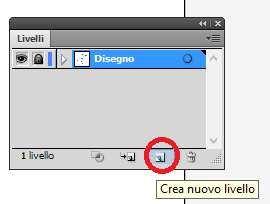 Guida Illustrator per principianti: livelli e immagini nuovo livello