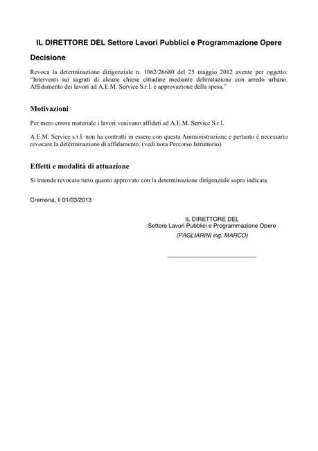 Aem Service srl non ha più contratti attivi col Comune, gaffe di Pagliarini. I lavori per i sagrati delle chiese li paga il Comune 20130325-030814.jpg