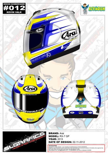 Arai RX-GP K.Valk 2013 by SL Grafics Arai RX-GP K.Valk 2013 by SL Grafics