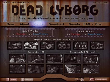 Dead Cyborg bellissimo gioco d'avventura nella nuova piattaforma Steam per Linux.