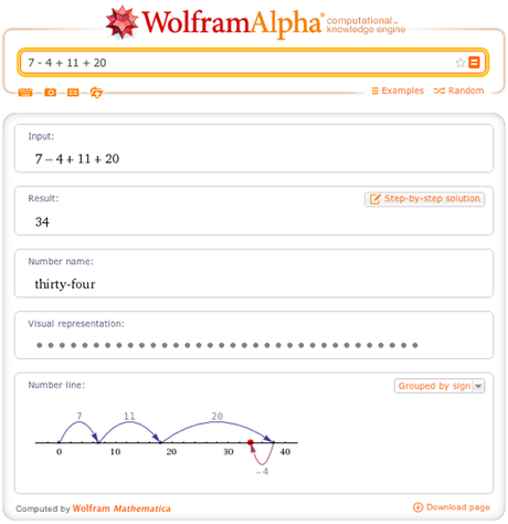 7 - 4 + 11 + 20 7 - 4 + 11 + 20