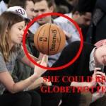 Olivia Wilde globetrotter alla partita di basket