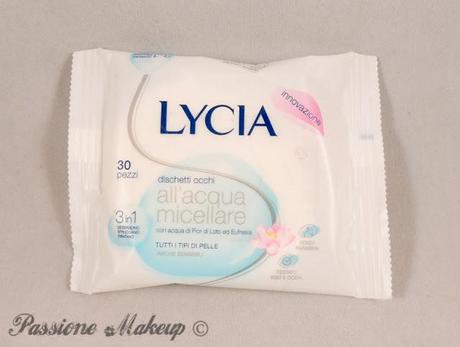 Lycia dischetti occhi all'acqua micellare Lycia dischetti occhi all'acqua micellare