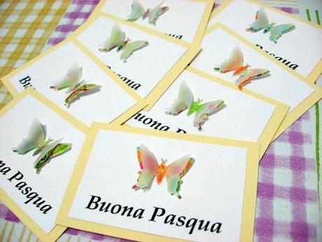 Idea last minute per mini cards di Buona Pasqua