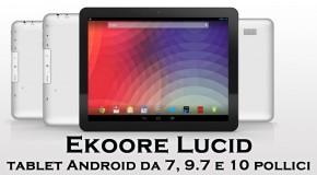 Ekoore Lucid, tablet Android da 7, 9.7 e 10 pollici - Logo