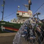La rompighiaccio di Greenpeace in Sicilia: “Sì alla pesca sostenibile”