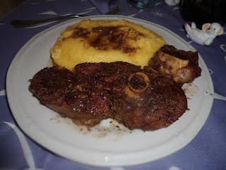 Agnello al forno con polenta