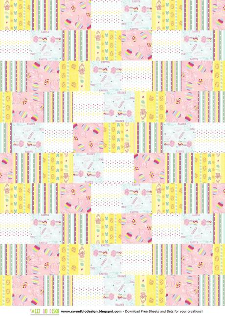 Set di carte Easter Mix - Easter Mix paper set