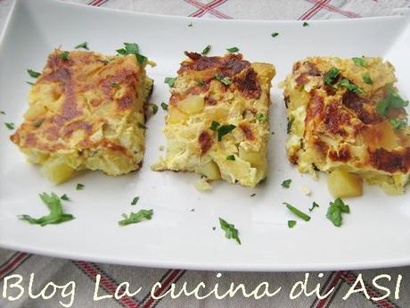 tortino di cipolle e patate La cucina di ASI